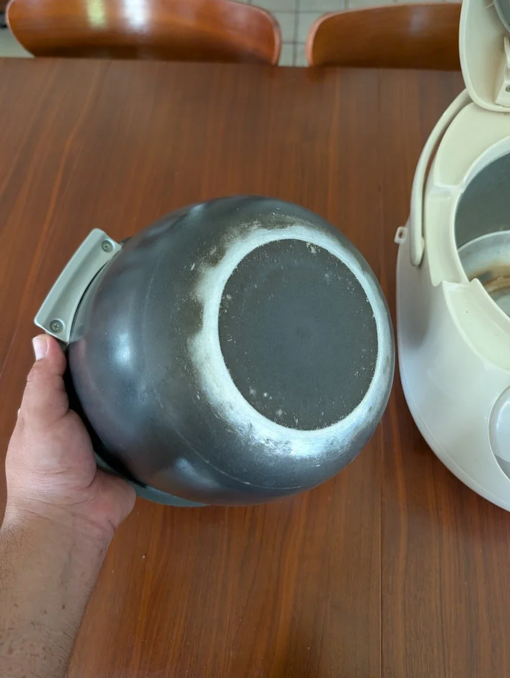 Zojirushi Neuro Fuzzy NS-ZAC18 10-CUP Rice Cooker Pre Owned W/Socketed Battery